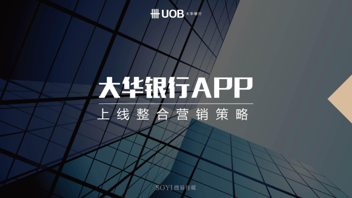 大华银行APP上线整合营销策略【金融】
