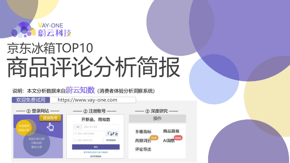 京东冰箱TOP10商品分析报告