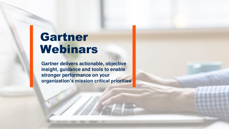 Gartner 网络研讨会