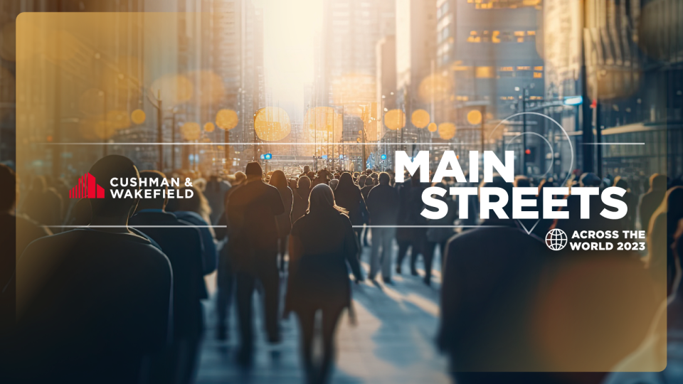 2023世界主要街道：零售业的近期前景以及全球总体租金变化