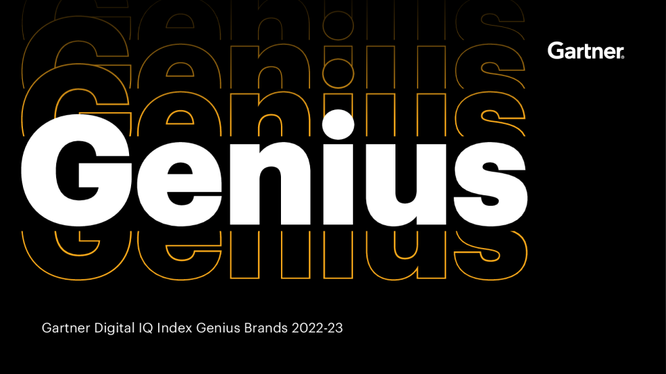 Gartner Digital IQ Index 天才品牌 2022 - 23