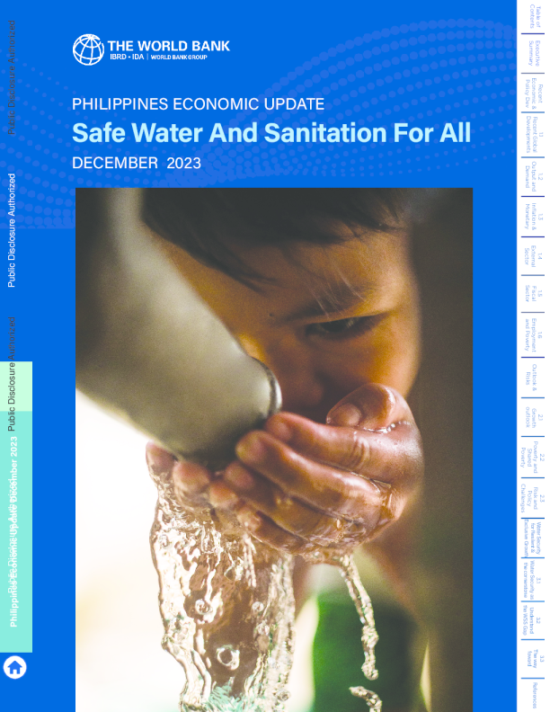 菲律宾经济更新：人人享有安全饮水和卫生设施