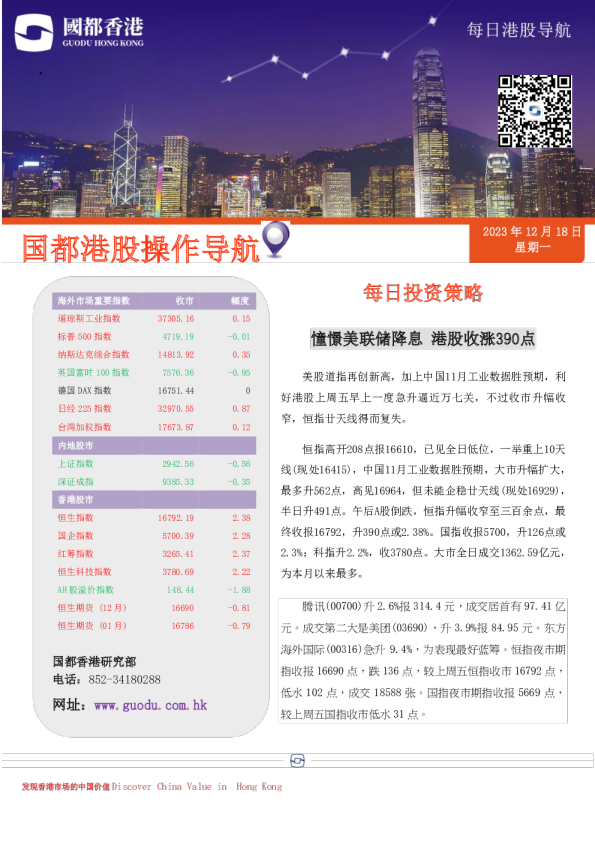 每日港股导航