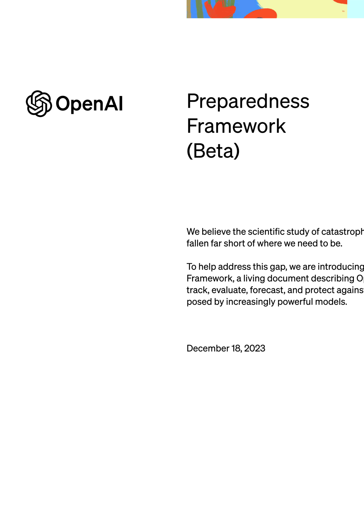 OpenAI + 风险投资预防框架