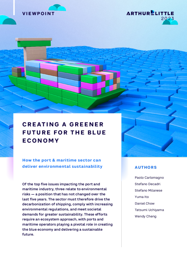 为蓝色经济创造更绿色的未来