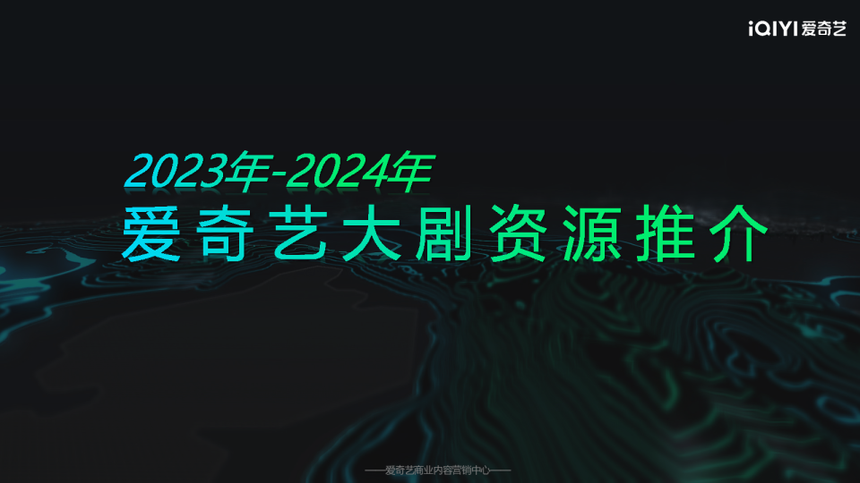 2024爱奇艺大剧内容推荐