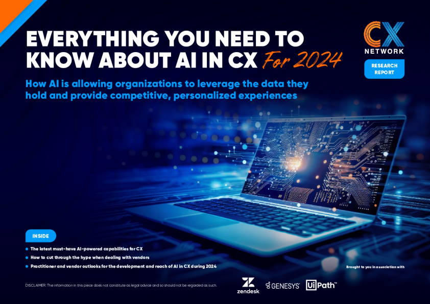 您需要知道的关于 2024 年 CX 中 AI 的一切