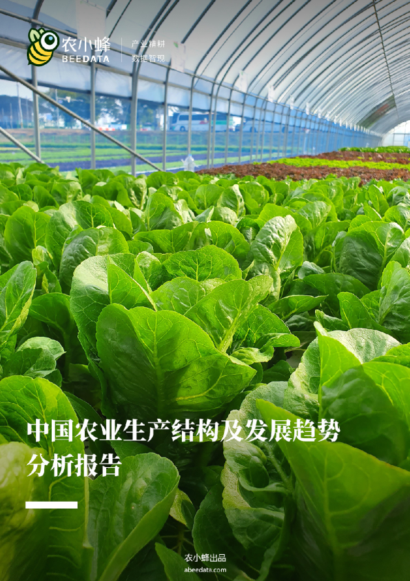 中国农业生产结构及发展趋势简析