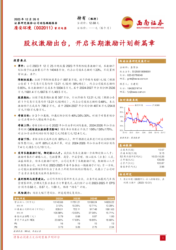 股权激励出台，开启长期激励计划新篇章