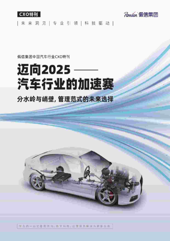 2023中国汽车行业CXO特刊-迈向2025汽车行业的加速赛
