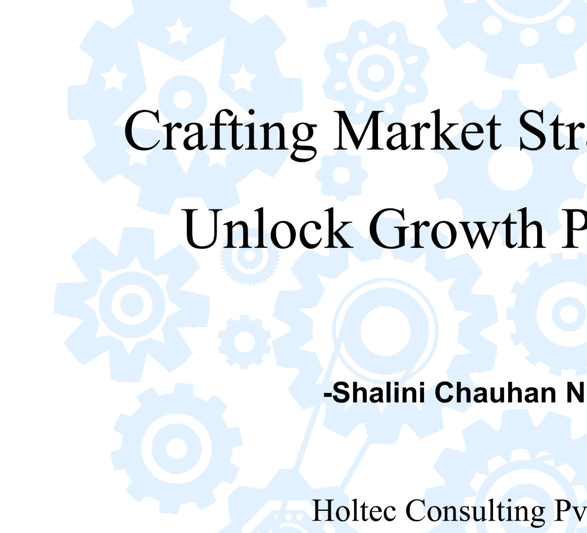 制定市场策略以释放增长潜力