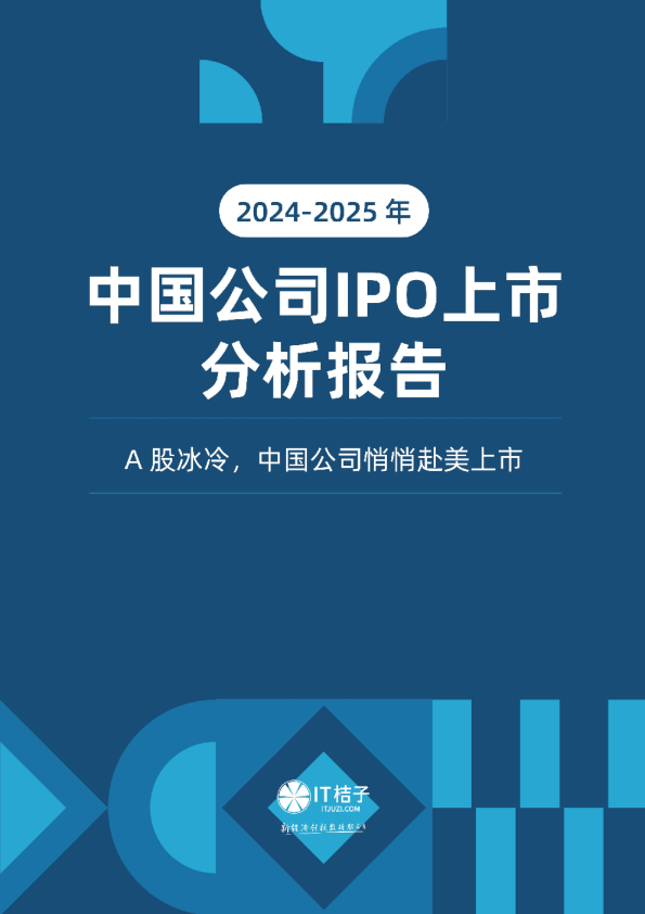 2024-2025年中国公司IPO上市分析报告 A股冰冷，中国公司悄悄赴美上市