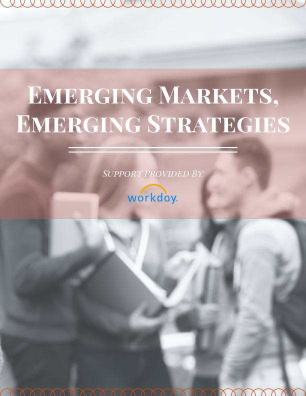 高等教育内部 ： 新兴市场 ， 新兴战略