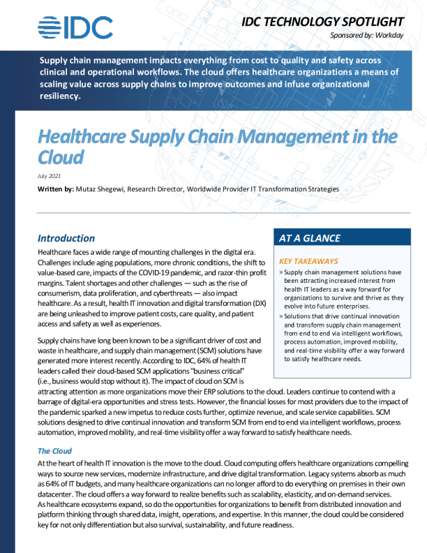 供应链管理对医疗保健组织的好处