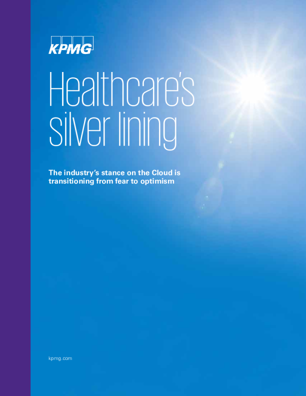 毕马威 ： 医疗保健的银线云 ERP 系统