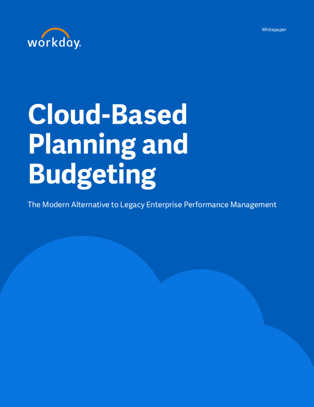 基于云的规划和预算