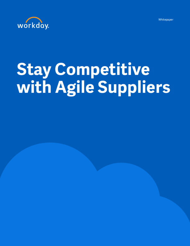 与敏捷供应商保持竞争力