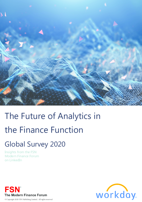 2020 年财务职能全球调查中分析的未来