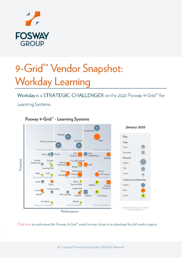 9-Grid Vendor Snapshot:Workday Learning