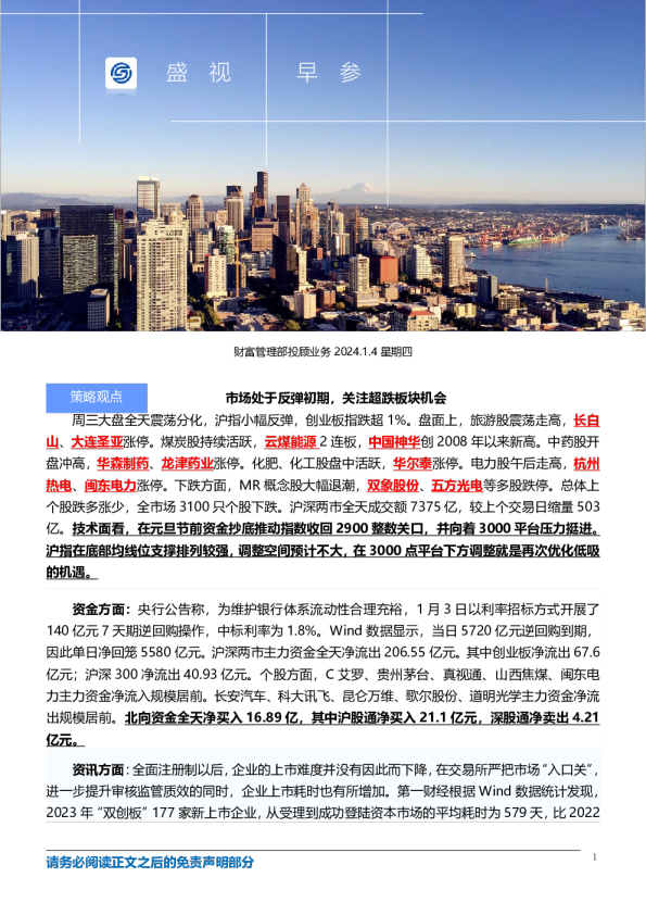 盛视早参