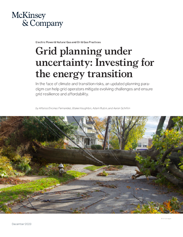 不确定性下的电网规划：能源转型投资