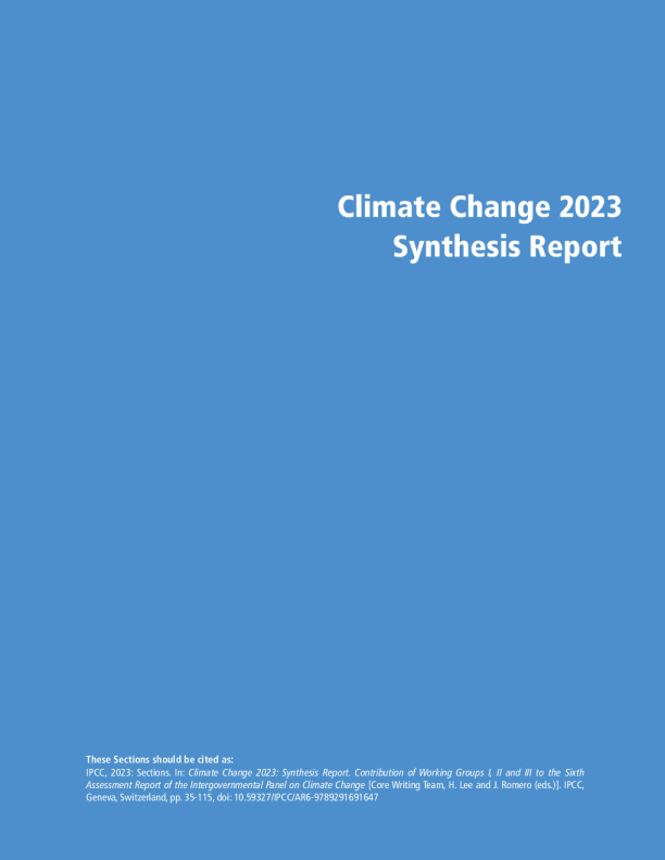 2023年气候变化综合报告