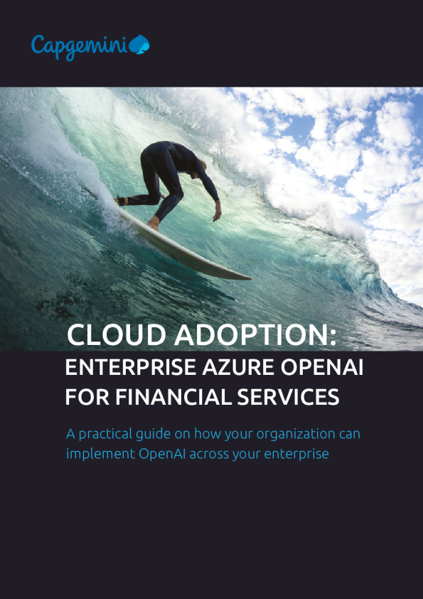 云采用 ： 面向金融服务的企业 AZURE OPENAI