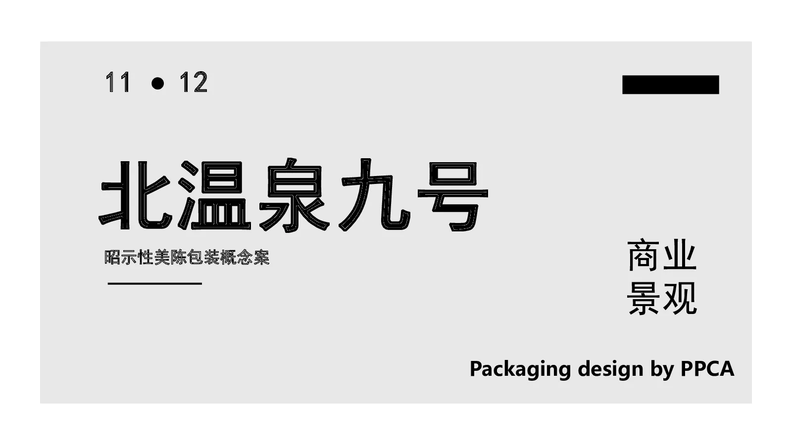 北温泉9号包装美陈案