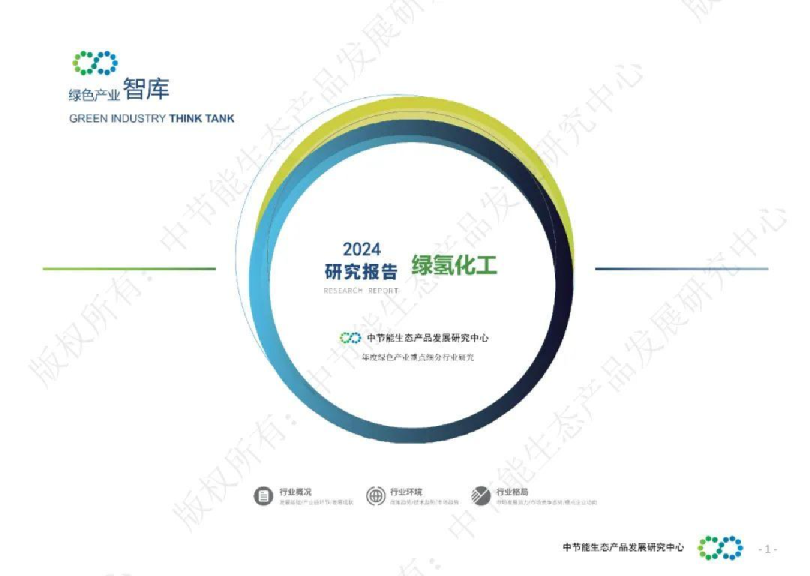 2024年绿氢化工研究报告
