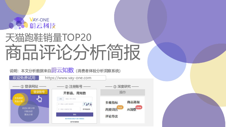天猫跑鞋销量TOP20商品分析报告