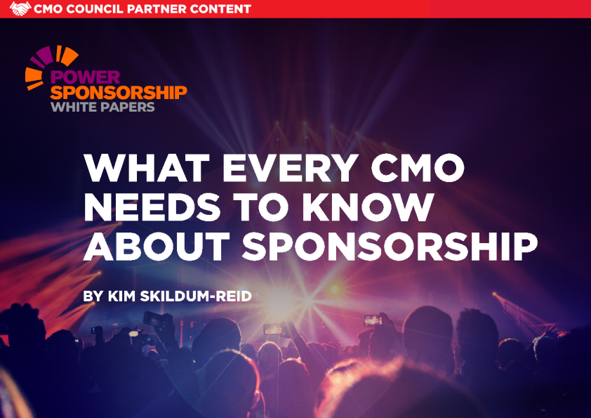 每个 CMO 都需要了解赞助