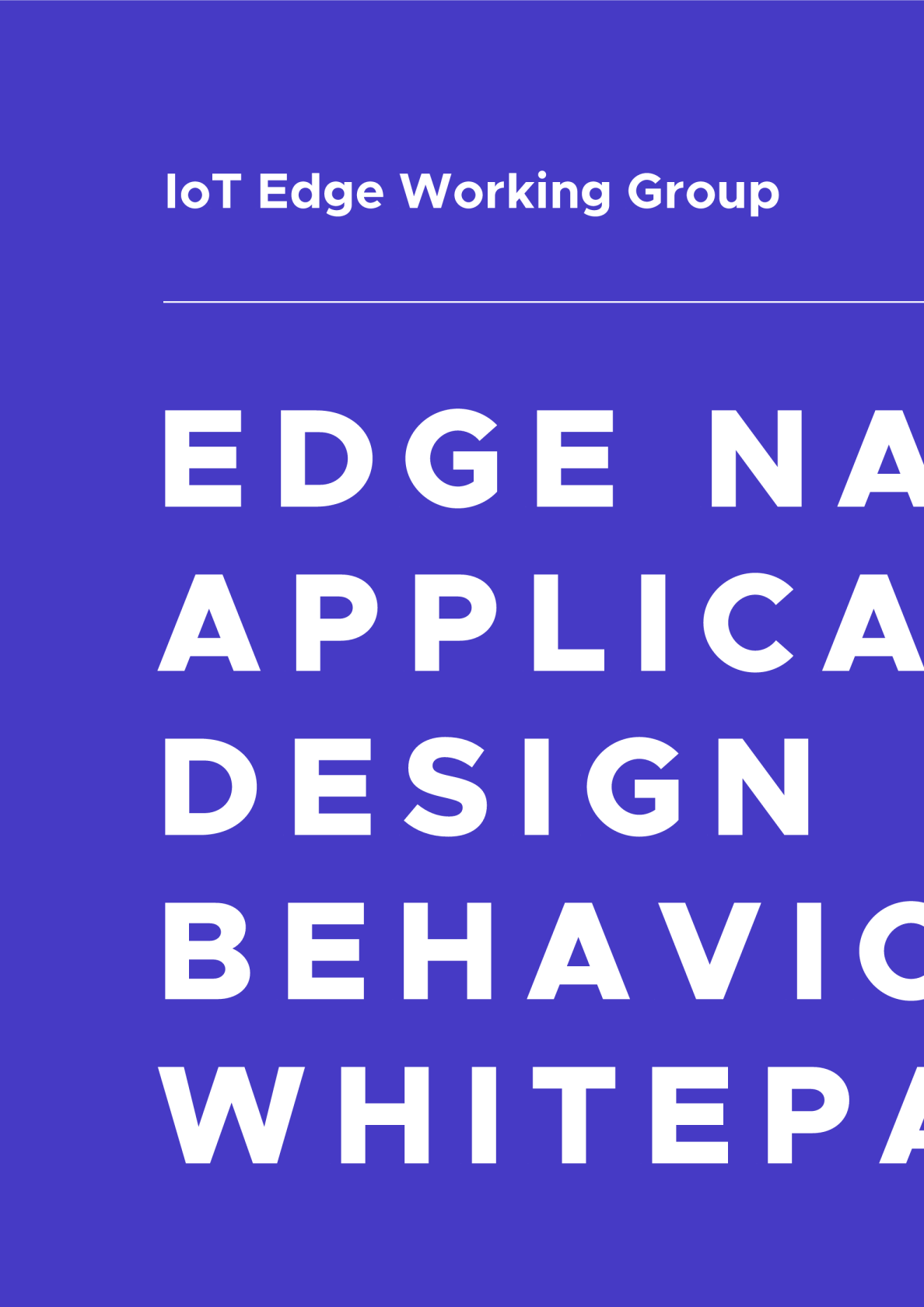 Edge 原生应用程序设计行为白皮书