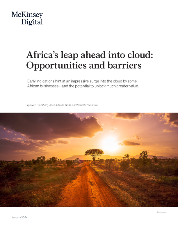 非洲向云的飞跃 : 机遇和障碍