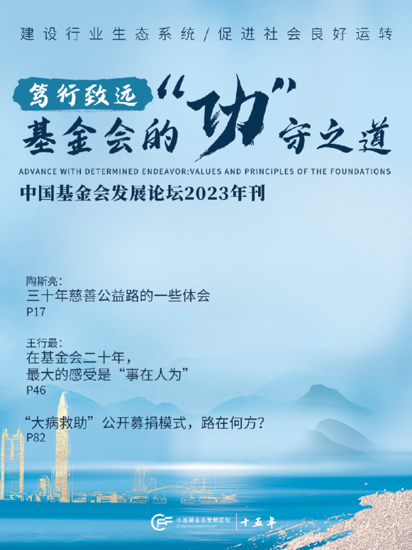 中国基金会发展论坛2023年刊