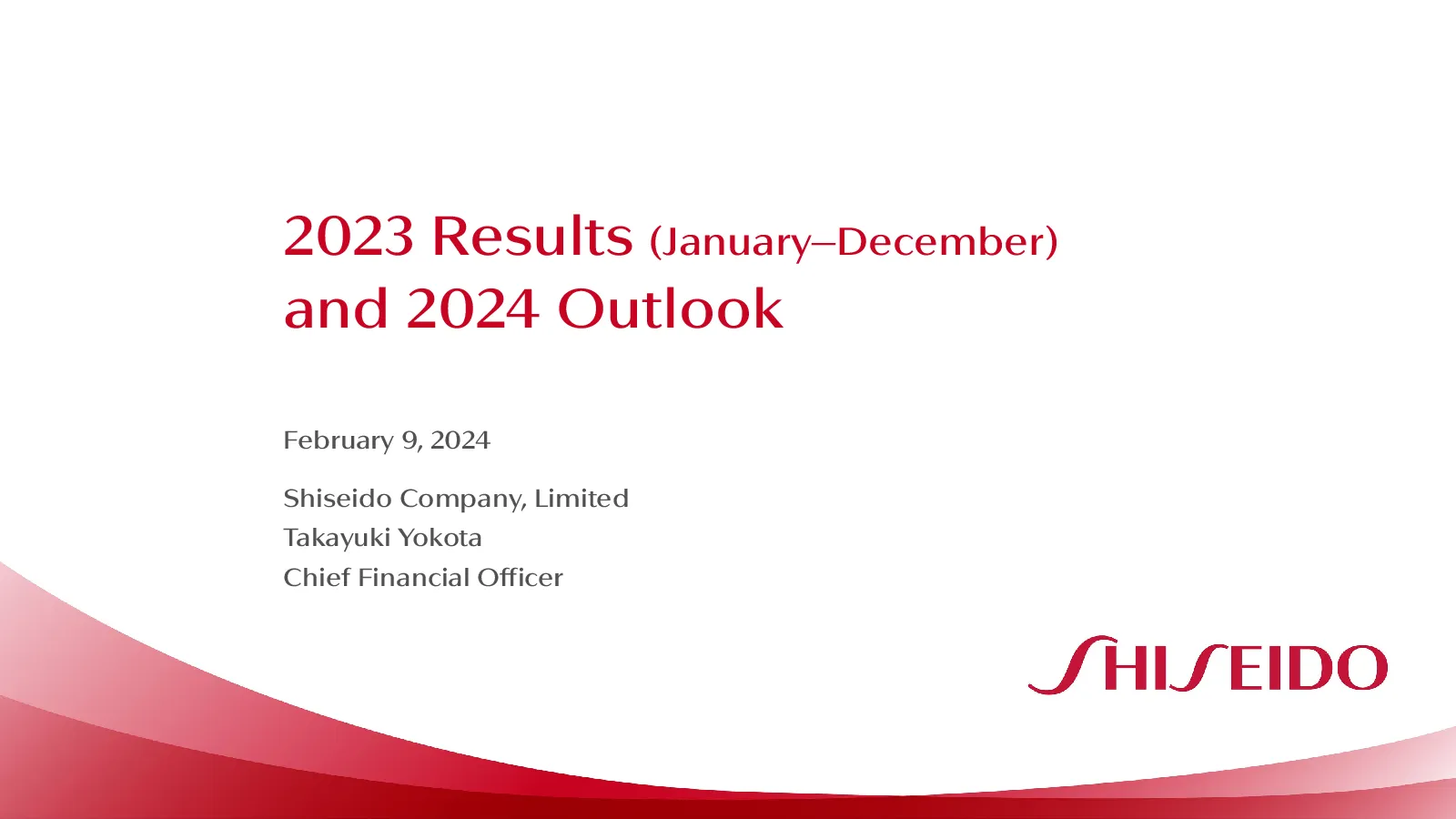2023年业绩报告及2024年展望