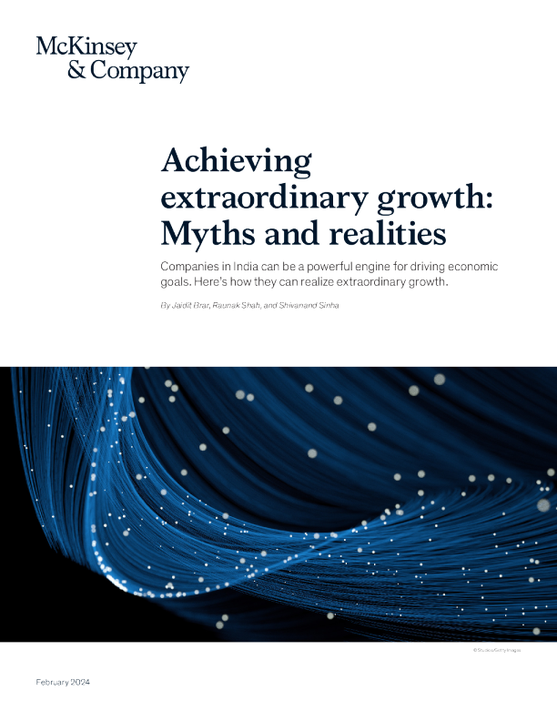 实现非凡的增长 : 神话和现实