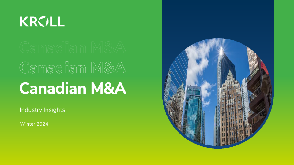 加拿大并购行业洞察 - 2024 年冬季