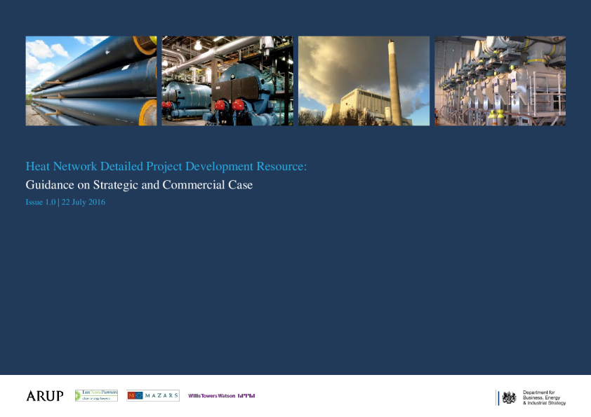 Heat Network Detailed Project Development Resource