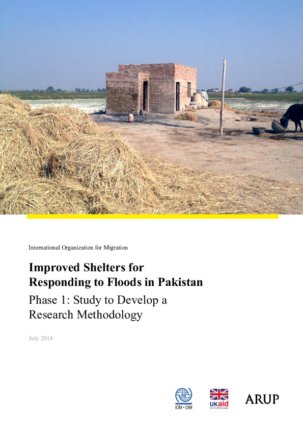 改善应对巴基斯坦洪水的庇护所
