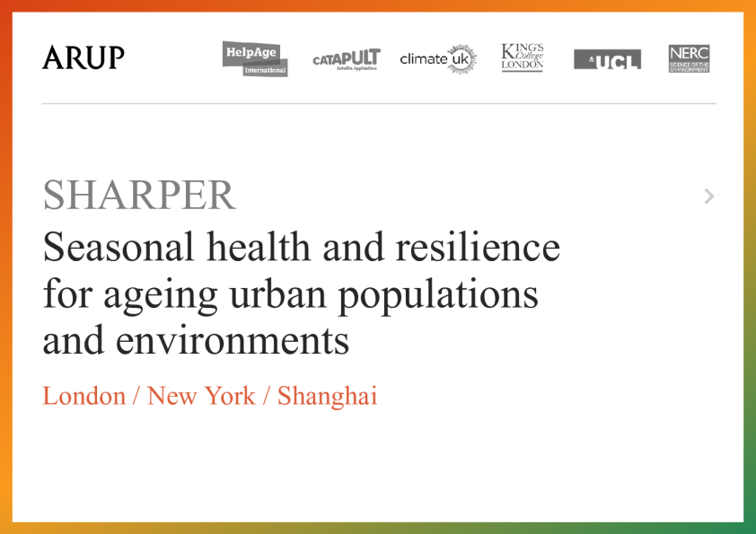 更尖锐的：季节性健康和抗逆力对于老龄化的城市人口和环境