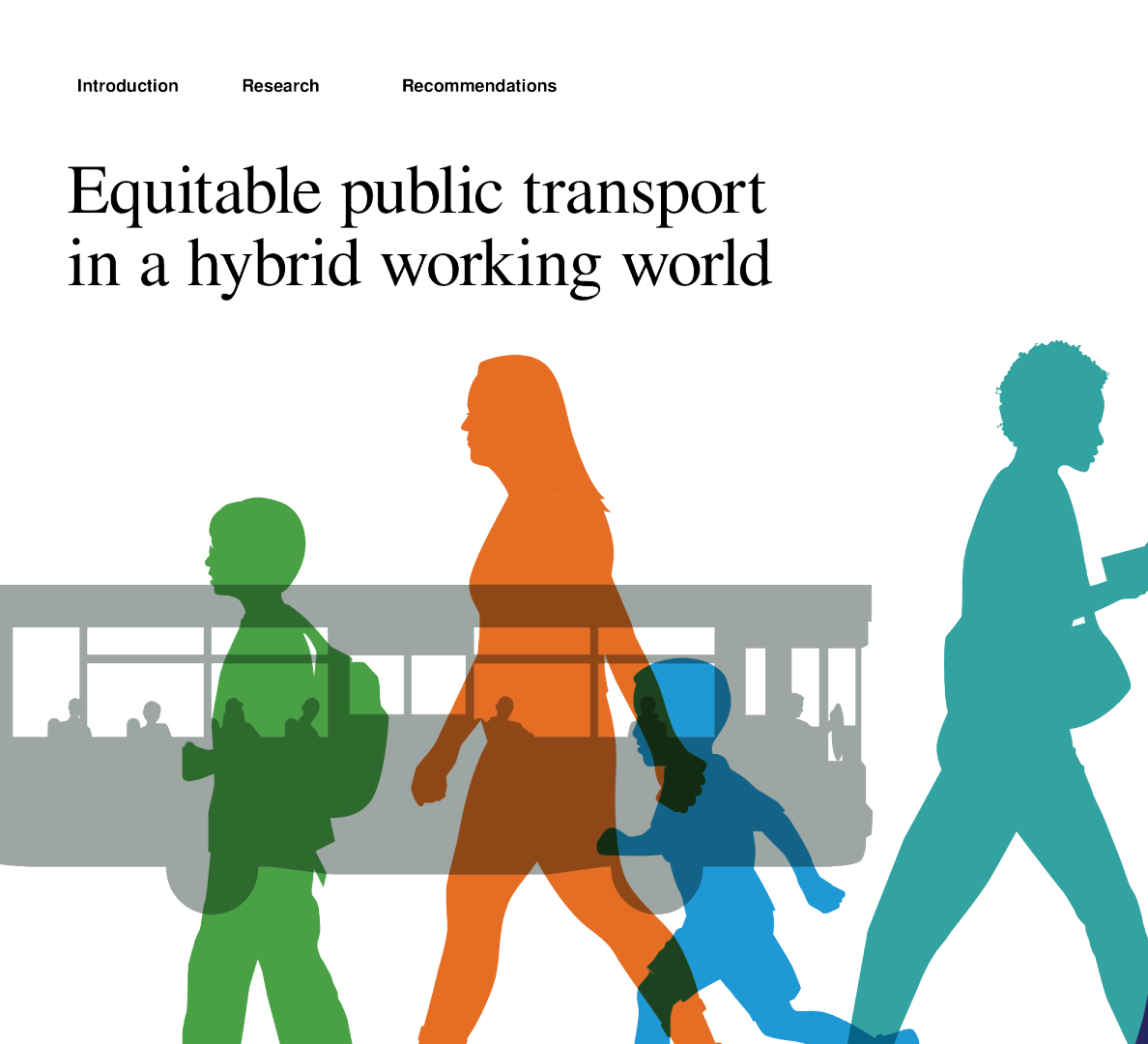 Equitable public transport in a hybrid working world