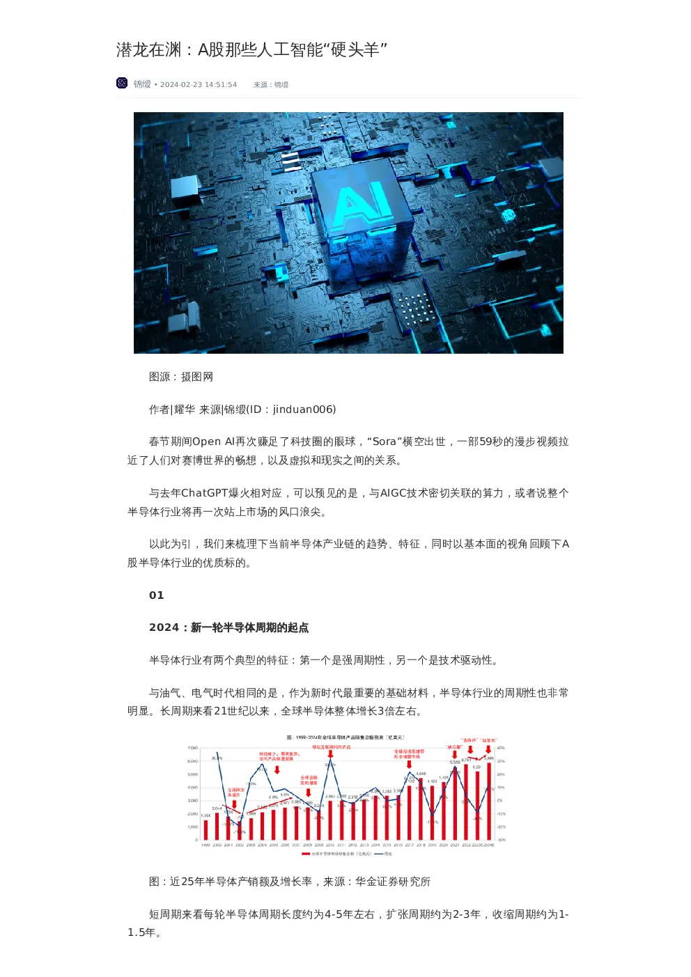 潜龙在渊：A股那些人工智能“硬头羊”