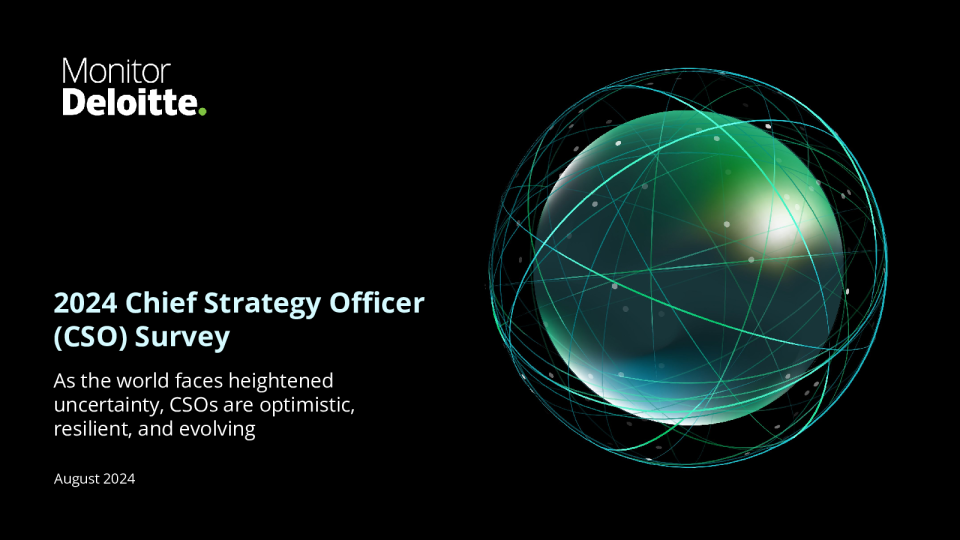 首席战略官调查：乐观、韧性与进化