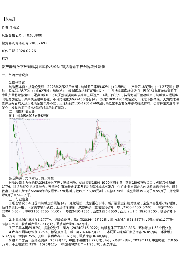 【能源化工】日报-2024-02-26