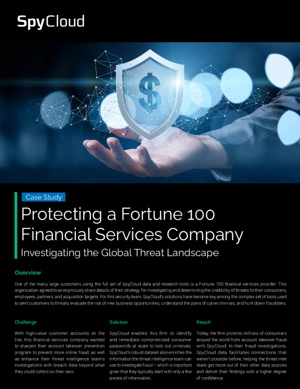 财富 100 强金融服务公司