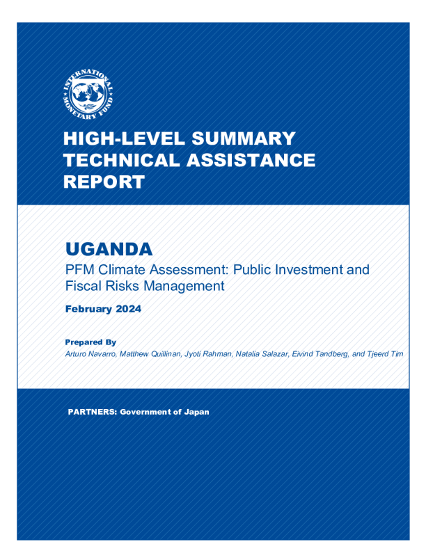 乌干达 ： PFM 气候评估 ： 公共投资和财政风险管理