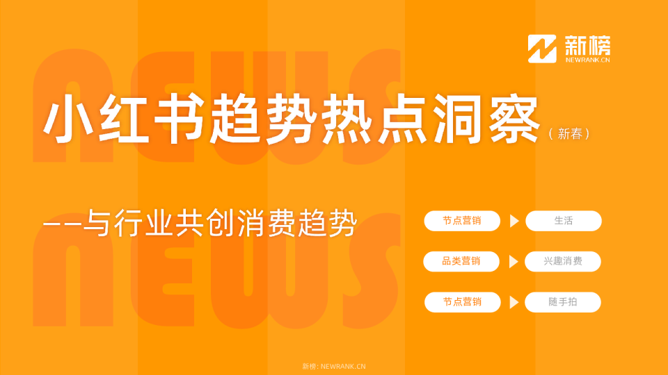 小红书热点趋势报告-新春