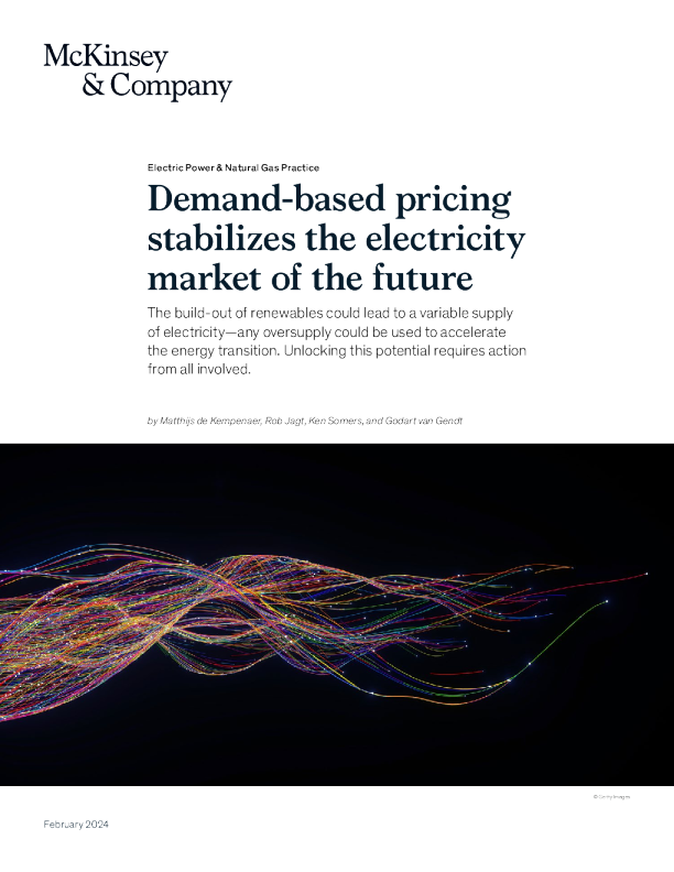 基于需求的定价稳定了未来的电力市场