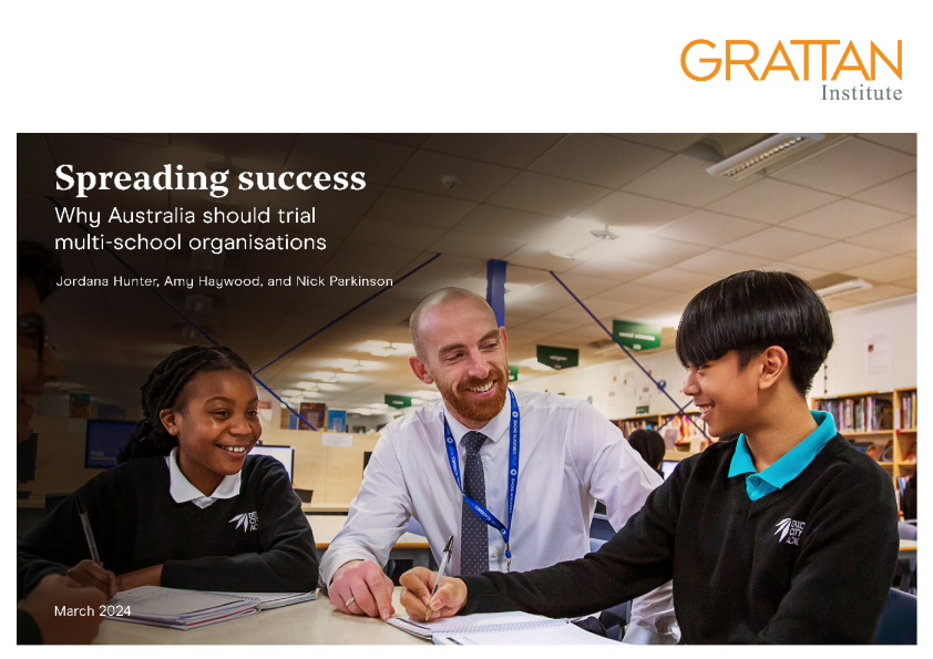 传播成功：为什么澳大利亚应该试行多学校组织