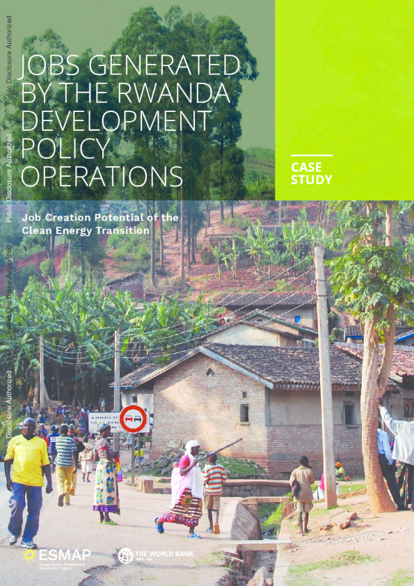 卢旺达发展政策行动创造的就业机会：清洁能源转型创造就业机会的潜力